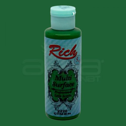 Rich Multi Surface Akrilik Boya 120ml 2220 Çimen - 2220 Çimen