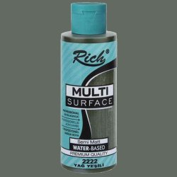 Rich - Rich Multi Surface Akrilik Boya 120ml 2222 Yağ Yeşili