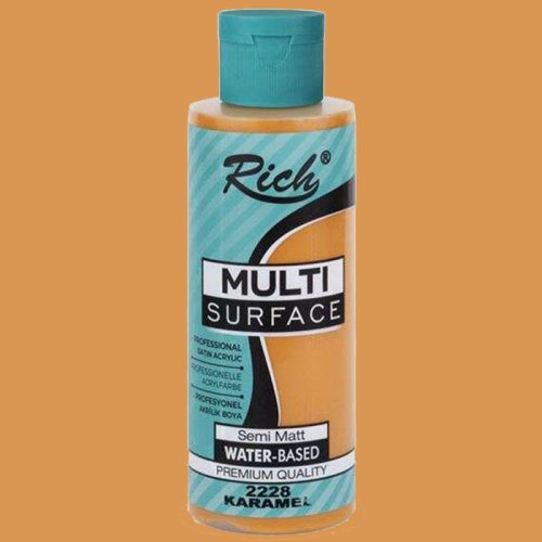 Rich Multi Surface Akrilik Boya 120ml 2228 Karamel - 2228 Karamel