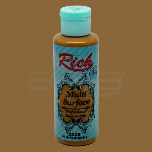 Rich Multi Surface Akrilik Boya 120ml 2228 Karamel