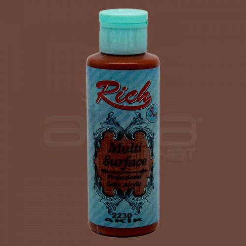 Rich Multi Surface Akrilik Boya 120ml 2230 Akik - 2230 Akik