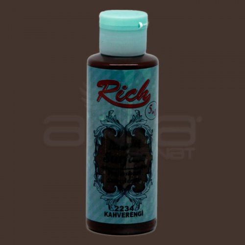 Rich Multi Surface Akrilik Boya 120ml 2234 Kahverengi - 2234 Kahverengi