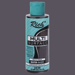 Rich - Rich Multi Surface Akrilik Boya 120ml 2236 Çikolata