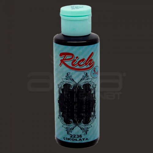 Rich Multi Surface Akrilik Boya 120ml 2236 Çikolata - 2236 Çikolata