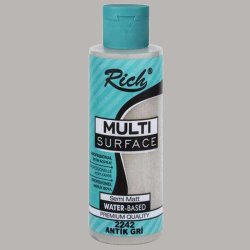 Rich - Rich Multi Surface Akrilik Boya 120ml 2242 Antik Gri