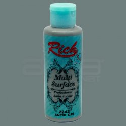 Rich - Rich Multi Surface Akrilik Boya 120ml 2242 Antik Gri