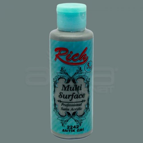 Rich Multi Surface Akrilik Boya 120ml 2242 Antik Gri - 2242 Antik Gri