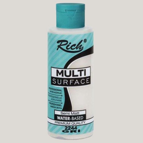 Rich Multi Surface Akrilik Boya 120ml 2244 Gri - 2244 Gri