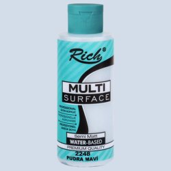 Rich - Rich Multi Surface Akrilik Boya 120ml 2248 Pudra Mavi