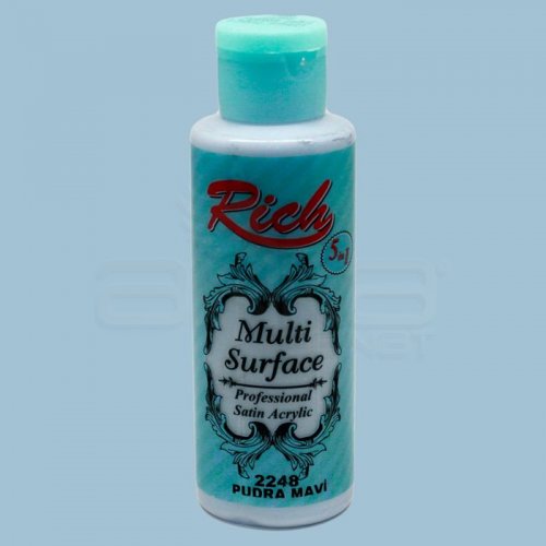 Rich Multi Surface Akrilik Boya 120ml 2248 Pudra Mavi - 2248 Pudra Mavi