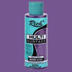 Rich - Rich Multi Surface Akrilik Boya 120ml 2250 Mürdüm