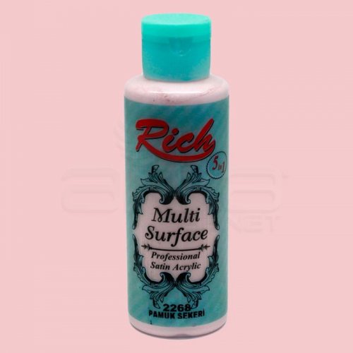 Rich Multi Surface Akrilik Boya 120ml 2268 Pamuk Şekeri - 2268 Pamuk Şekeri