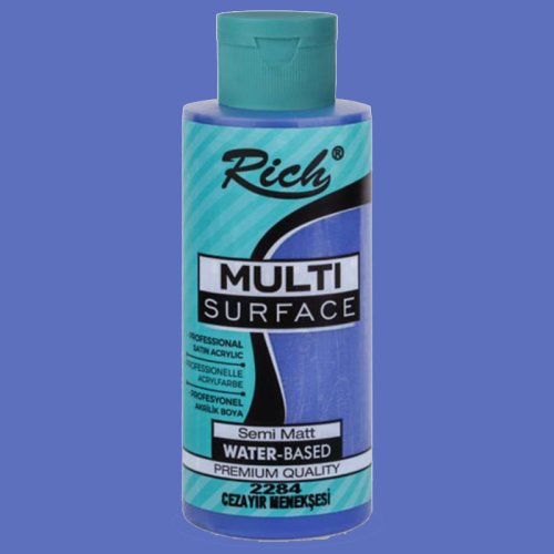 Rich Multi Surface Akrilik Boya 120ml 2284 Cezayir Menekşesi - 2284 Cezayir Menekşesi
