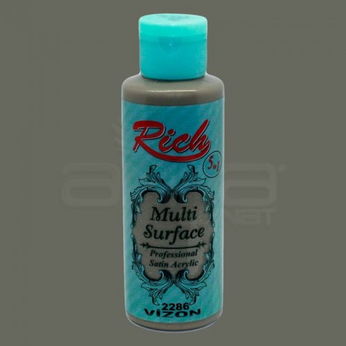 Rich Multi Surface Akrilik Boya 120ml 2286 Vizon - 2286 Vizon