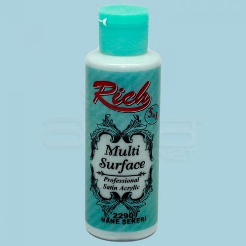 Rich Multi Surface Akrilik Boya 120ml 2290 Nane Şekeri - 2290 Nane Şekeri