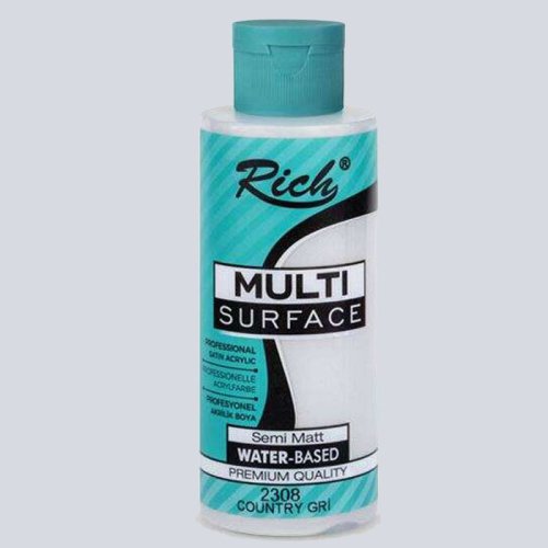 Rich Multi Surface Akrilik Boya 120ml 2308 Country Gri - 2308 Country Gri