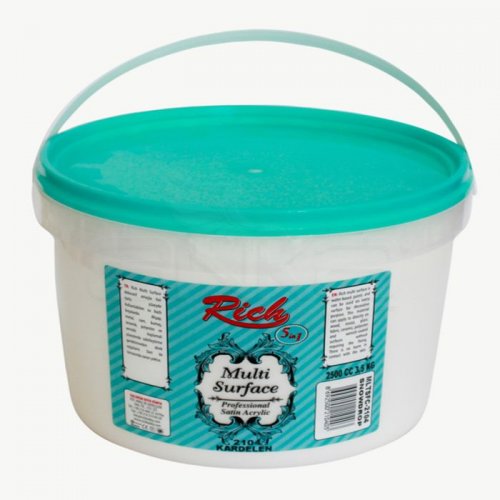 Rich Multi Surface Akrilik Boya 3,5kg 2104 Kardelen - 2104 Kardelen