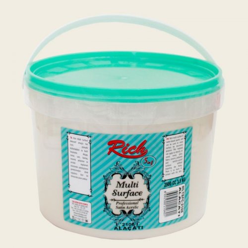 Rich Multi Surface Akrilik Boya 3,5kg 2106 Alaçatı - 2106 Alaçatı