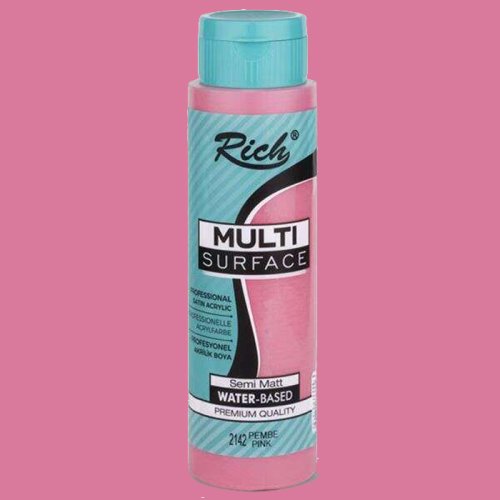 Rich Multi Surface Akrilik Boya 500cc 2142/1413 Pembe - 142/1413 Pembe