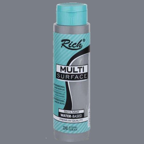 Rich Multi Surface Akrilik Boya 500cc 2240/1965 İs Siyah - 2240/1965 İs Siyah