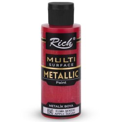 Rich - Rich Multi Surface Metalik Her Yüzey İçin Akrilik Boya 120ml 6540/3729 Elma Şekeri