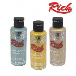 Rich - Rich Multi Surface Metalik Her Yüzey İçin Akrilik Boya 120ml