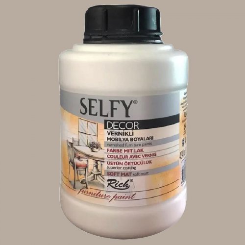 Rich Selfy Decor Vernikli Boya 1250cc 12802 Antik Beyaz - 802 Antik Beyaz