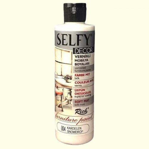 Rich Selfy Decor Vernikli Boya 240cc 804 Kardelen - 804 Kardelen
