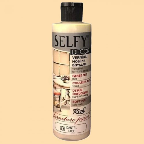 Rich Selfy Decor Vernikli Boya 240cc 806 Dantel - 806 Dantel