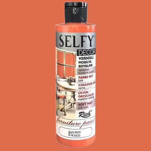 Rich Selfy Decor Vernikli Boya 240cc 812 Asos - 812 Asos