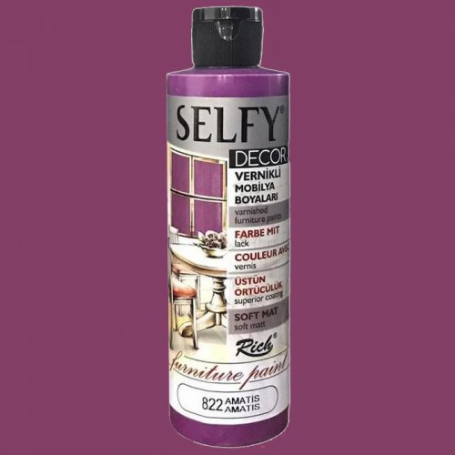 Rich Selfy Decor Vernikli Boya 240cc 822 Amatis - 822 Amatis