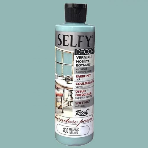 Rich Selfy Decor Vernikli Boya 240cc 830 Milano - 830 Milano