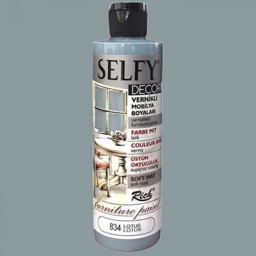 Rich Selfy Decor Vernikli Boya 240cc 834 Lotus - 834 Lotus