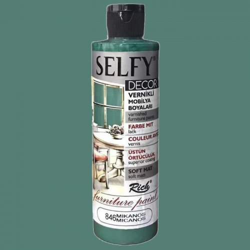 Rich Selfy Decor Vernikli Boya 240cc 846 Mikanos - 846 Mikanos