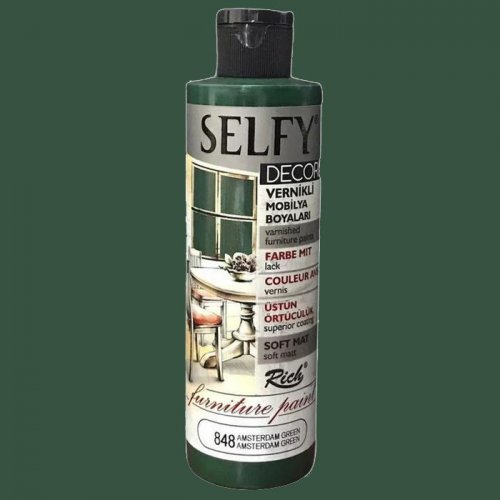 Rich Selfy Decor Vernikli Boya 240cc 848 Amsterdam Green - 848 Amsterdam Green