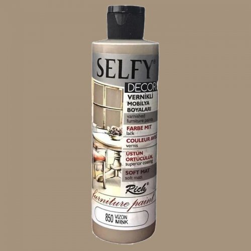 Rich Selfy Decor Vernikli Boya 240cc 850 Vizon - 850 Vizon