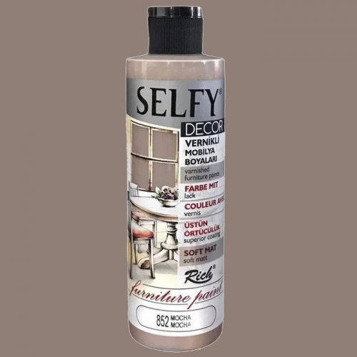 Rich Selfy Decor Vernikli Boya 240cc 852 Mocha - 852 Mocha