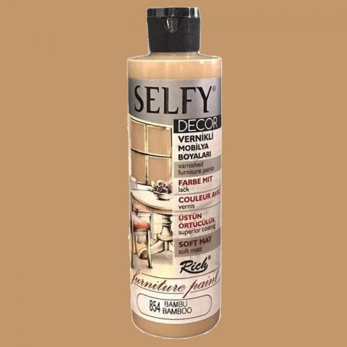 Rich Selfy Decor Vernikli Boya 240cc 854 Bambu - 854 Bambu