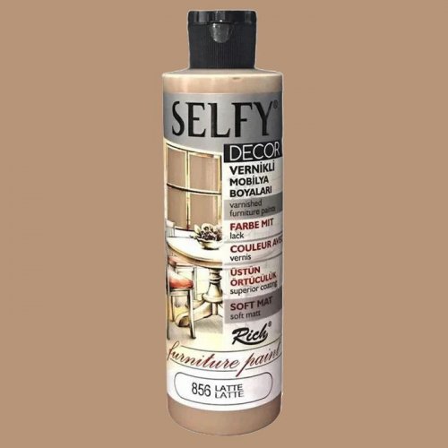 Rich Selfy Decor Vernikli Boya 240cc 856 Latte - 856 Latte
