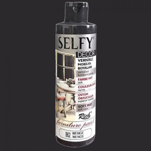 Rich Selfy Decor Vernikli Boya 240cc 862 Wenge - 862 Wenge