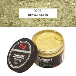 Rich - Rich Su Bazlı Chrome Texture Paste 150ml 9202/1213 Beyaz Altın