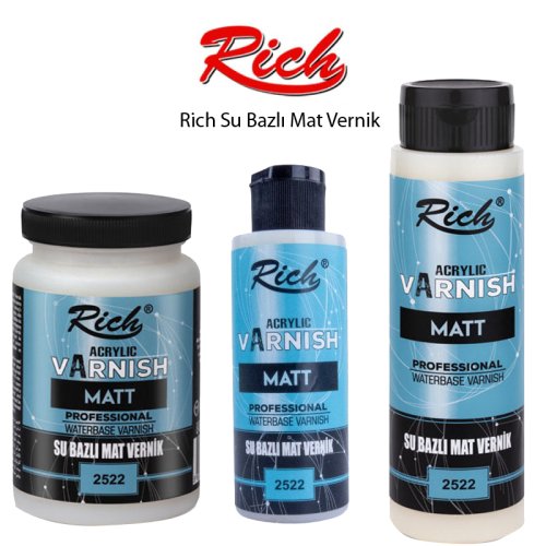 Rich Su Bazlı Mat Vernik