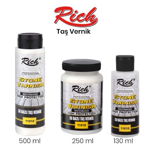 Rich Su Bazlı Taş Vernik