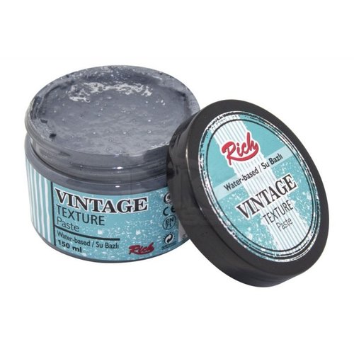 Rich Su Bazlı Vintage Texture Paste 150ml 5104 Antrasit