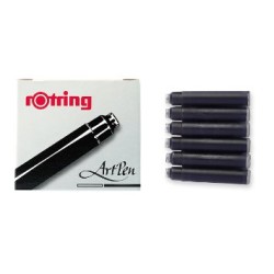 Rotring - Rotring ArtPen Kaligrafi Kalemi Kartuş Siyah 6lı Paket