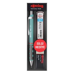 Rotring - Rotring Tikky 0.7mm Min 3lü Deniz Mavisi Okul Seti