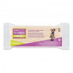 Sculpey - Super Sculpey Living Doll Modelleme Kili 454g Light ZSLD3