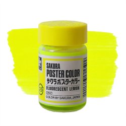Sakura - Sakura Guaj Boya Poster Colors Fluorescent Lemon 302