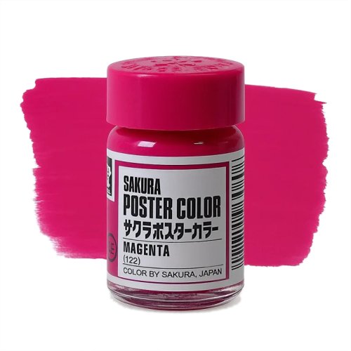 Sakura Guaj Boya Poster Colors Magenta 122 - Magenta 122