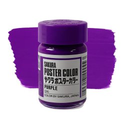 Sakura - Sakura Guaj Boya Poster Colors Purple 24